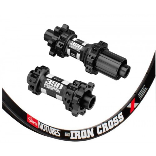 Stan's No Tubes ZTR Iron Cross 700C / DT Swiss 350 IS Straightpull 1485g wheelset